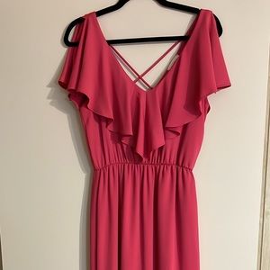 Pink Maxi Dress. TTS